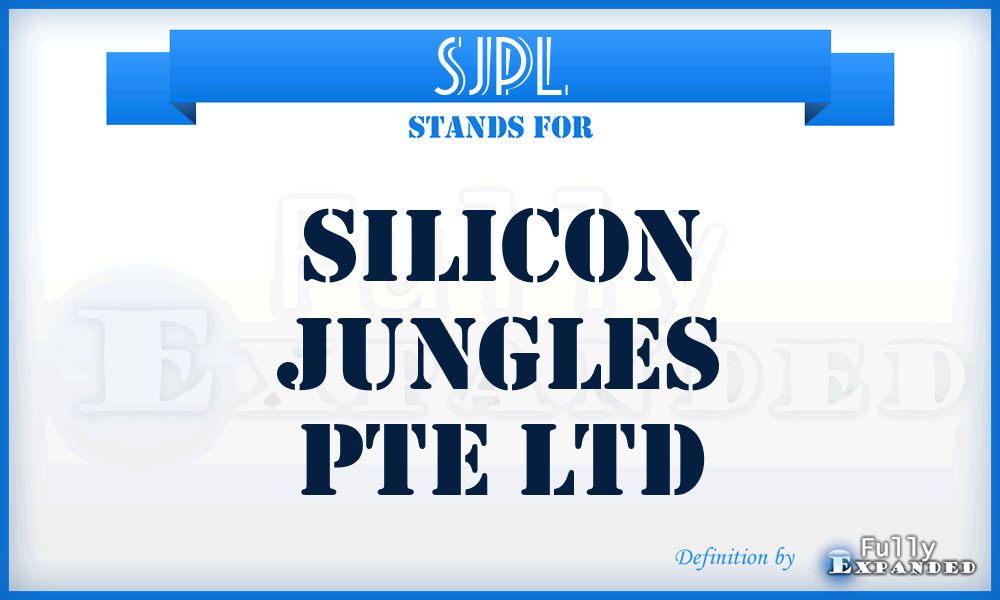 SJPL - Silicon Jungles Pte Ltd