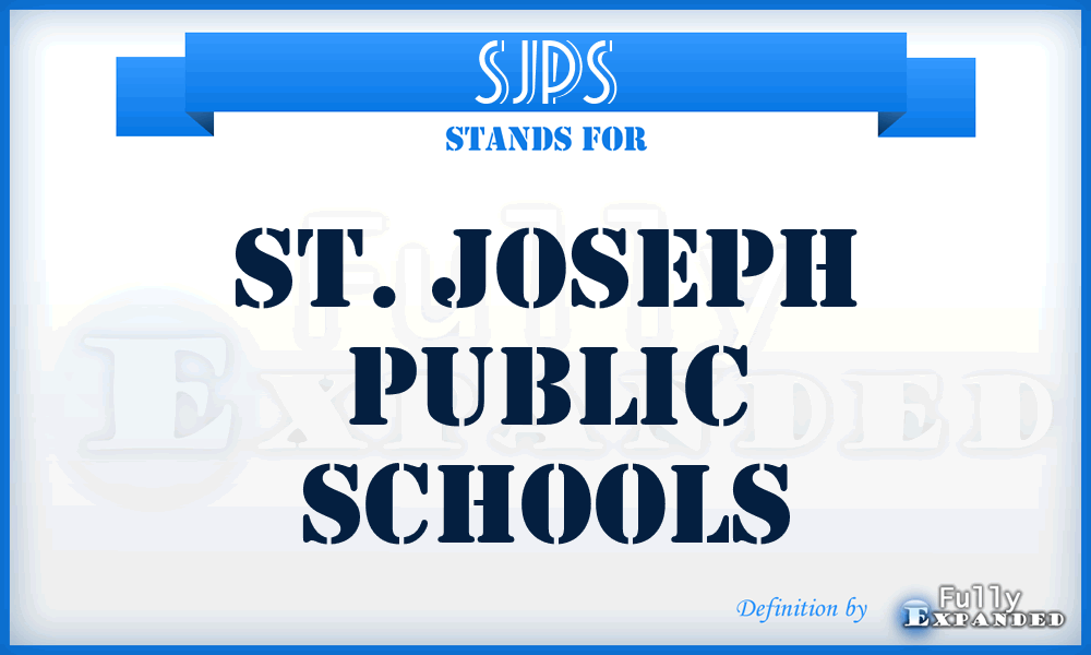 SJPS - St. Joseph Public Schools