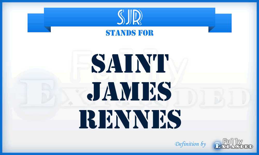 SJR - Saint James Rennes