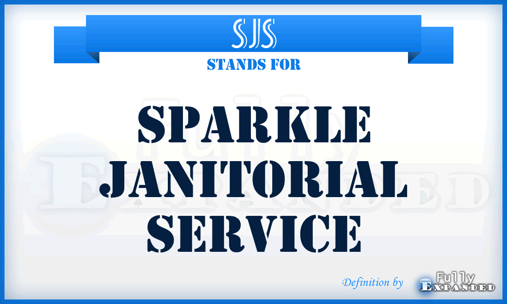 SJS - Sparkle Janitorial Service