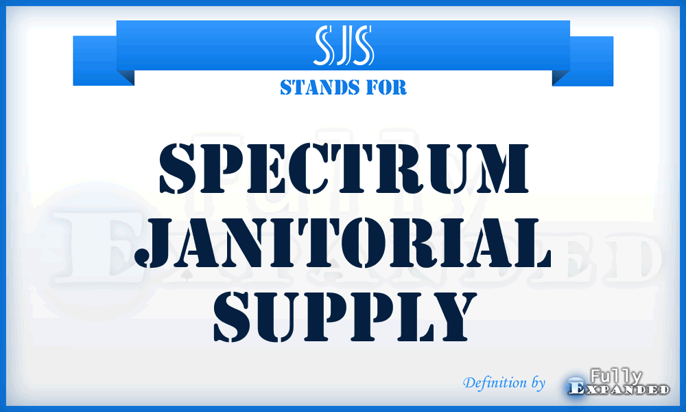 SJS - Spectrum Janitorial Supply