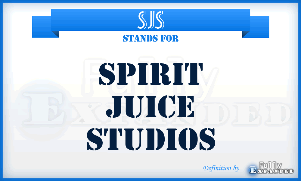 SJS - Spirit Juice Studios