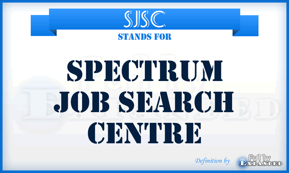 SJSC - Spectrum Job Search Centre