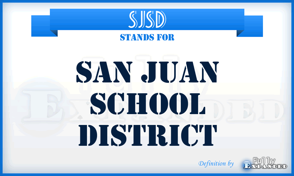 SJSD - San Juan School District