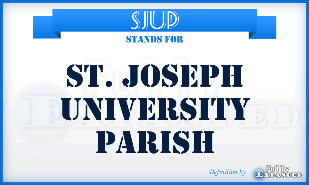 SJUP - St. Joseph University Parish