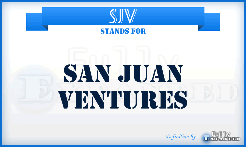 SJV - San Juan Ventures