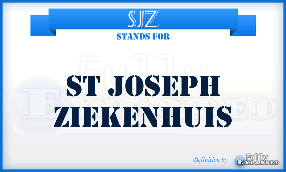 SJZ - St Joseph Ziekenhuis