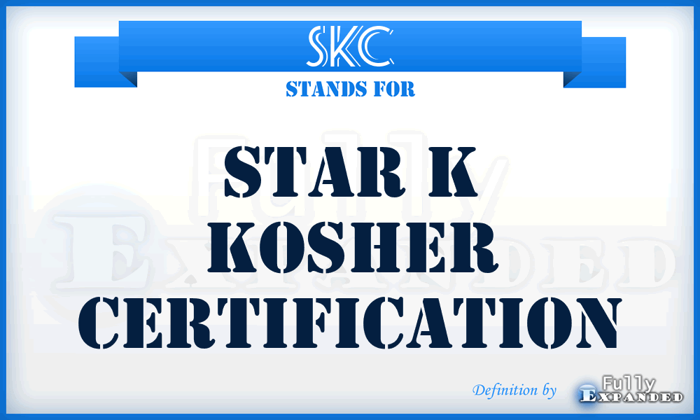 SKC - Star k Kosher Certification