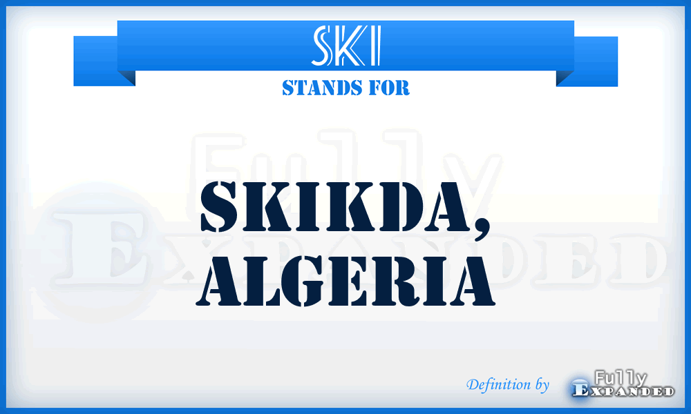 SKI - Skikda, Algeria