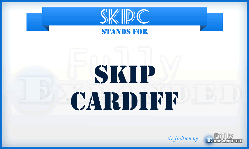 SKIPC - SKIP Cardiff