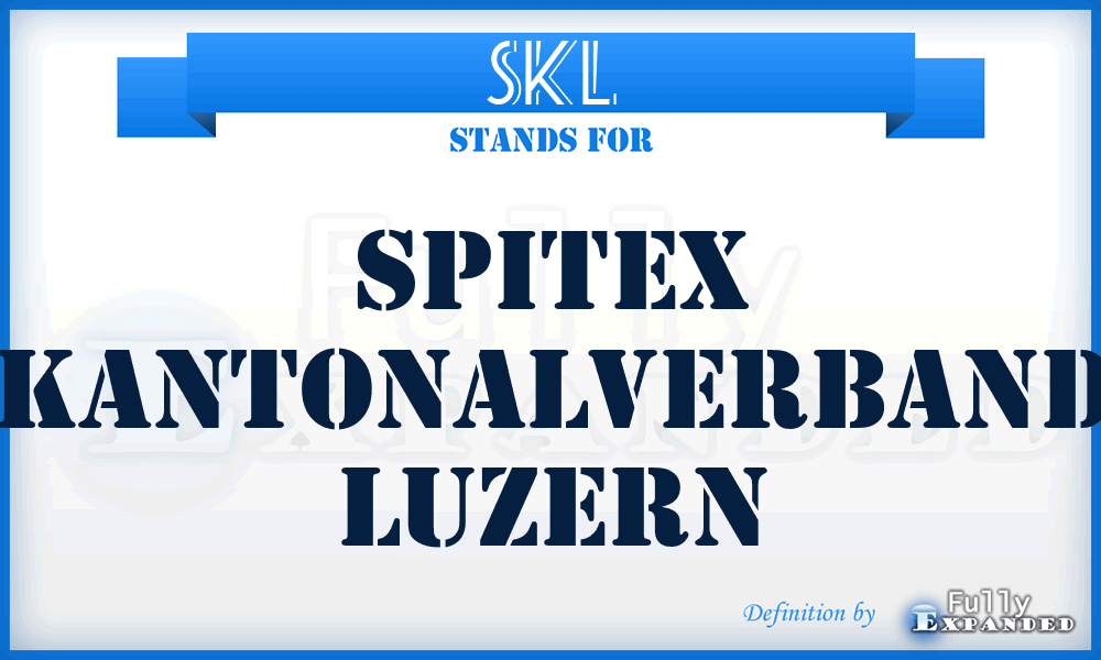 SKL - Spitex Kantonalverband Luzern