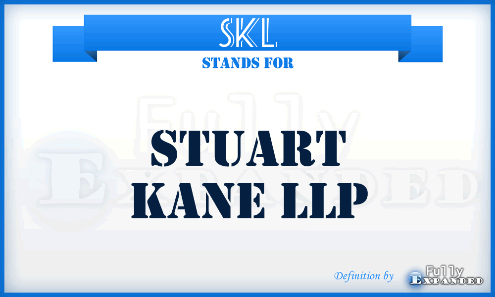 SKL - Stuart Kane LLP