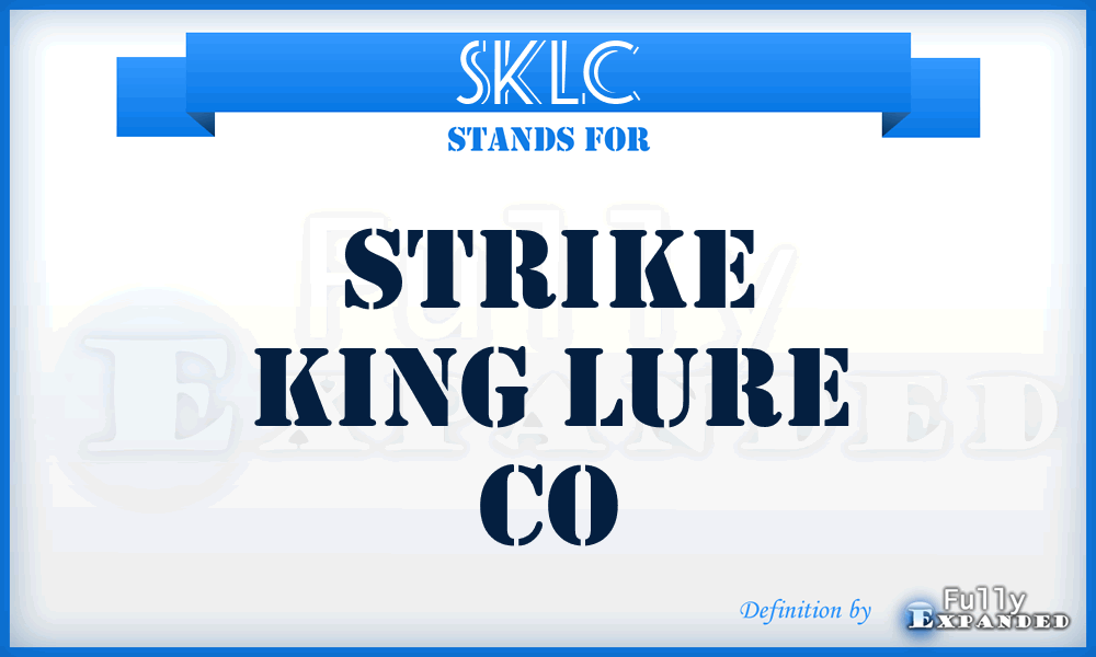SKLC - Strike King Lure Co