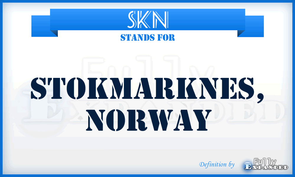 SKN - Stokmarknes, Norway