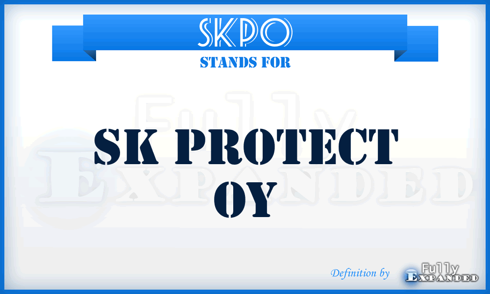 SKPO - SK Protect Oy