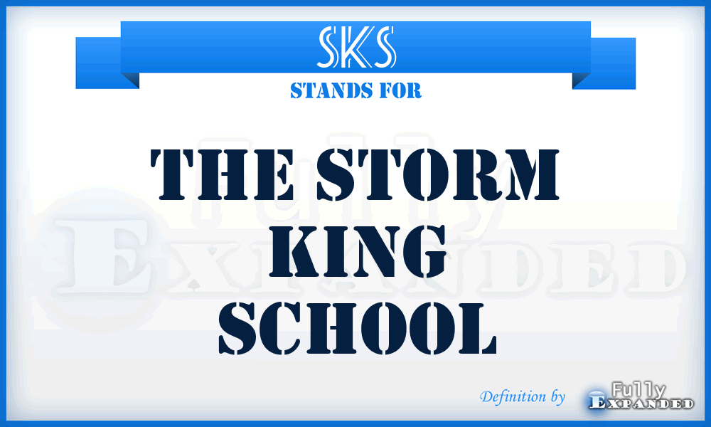 SKS - The Storm King School