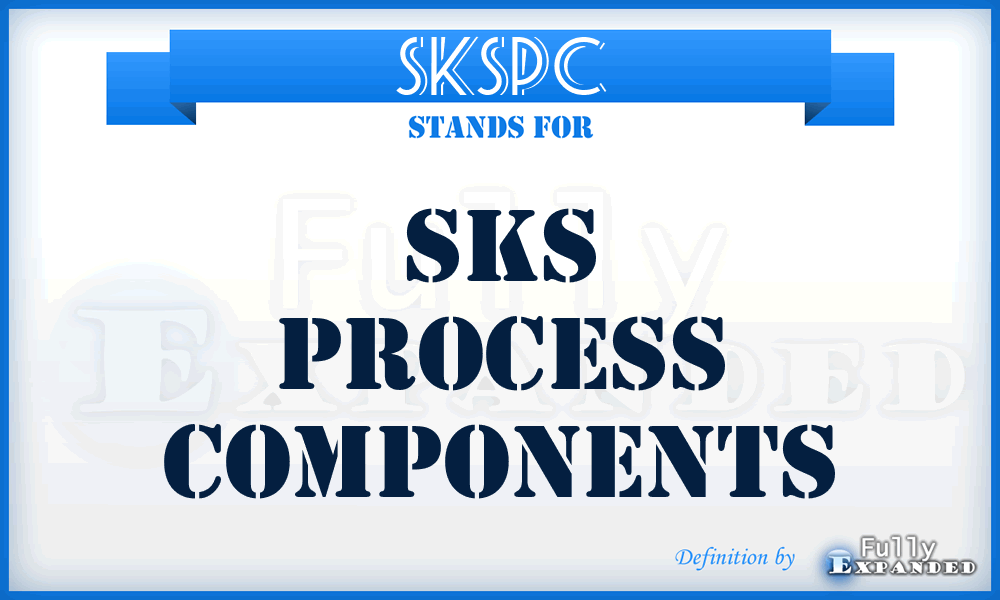 SKSPC - SKS Process Components