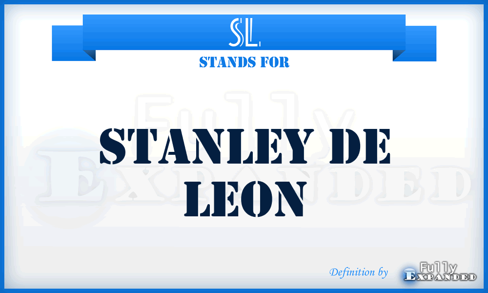 SL - Stanley de Leon