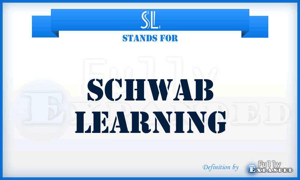 SL - Schwab Learning