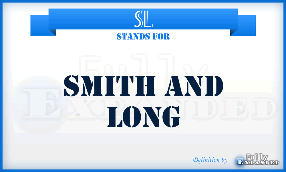 SL - Smith and Long