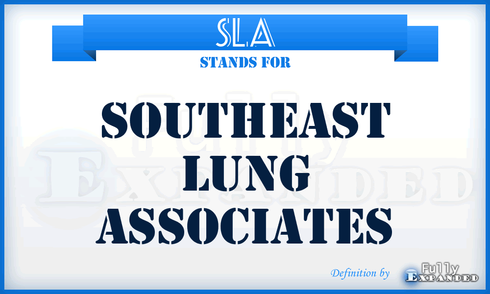 SLA - Southeast Lung Associates