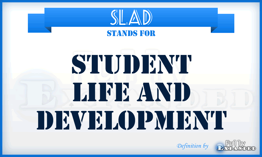 SLAD - Student Life And Development