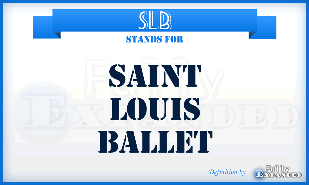 SLB - Saint Louis Ballet