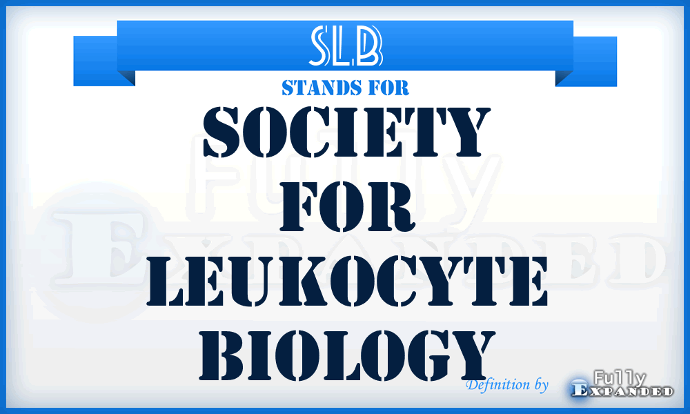 SLB - Society for Leukocyte Biology