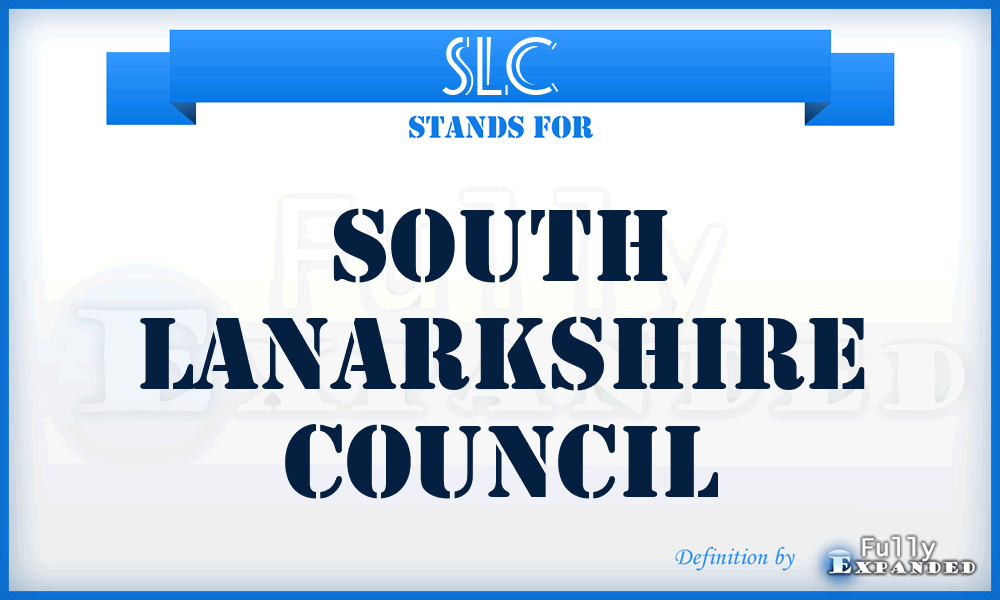 SLC - South Lanarkshire Council