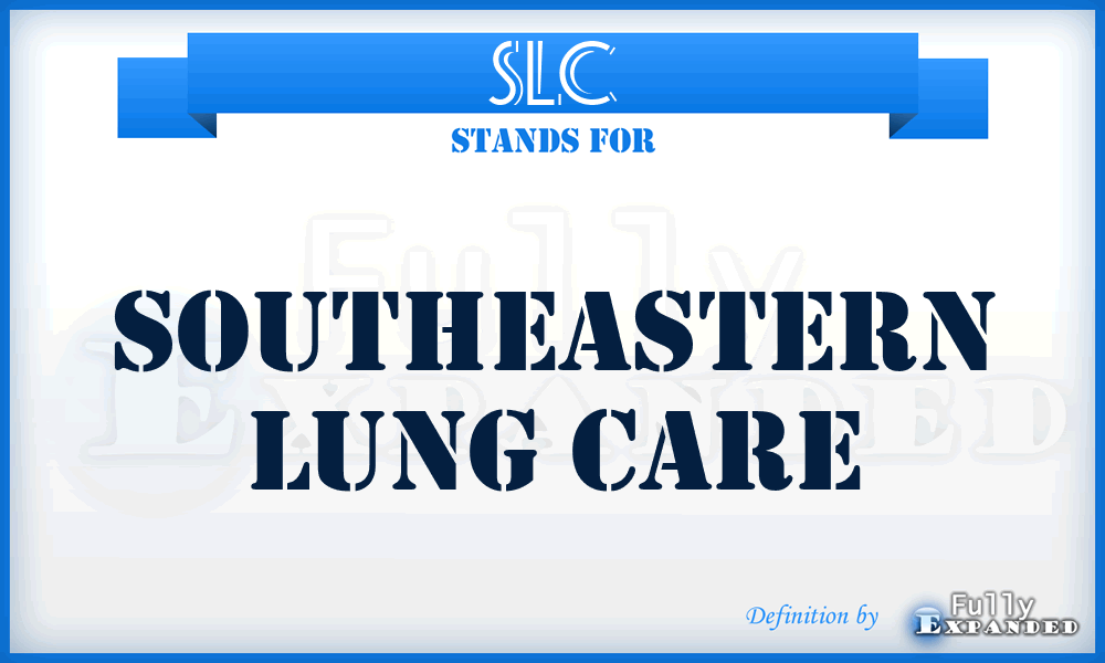 SLC - Southeastern Lung Care