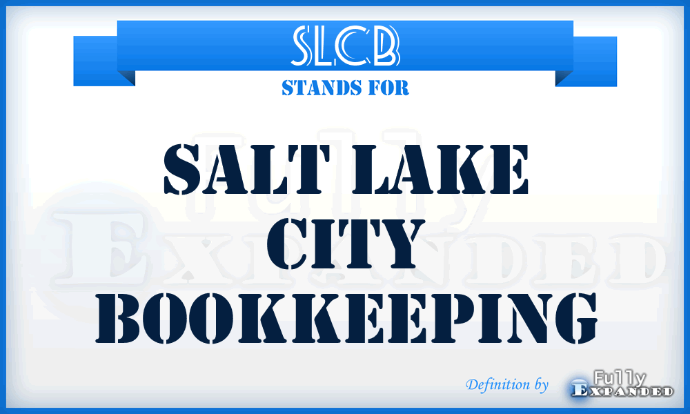 SLCB - Salt Lake City Bookkeeping