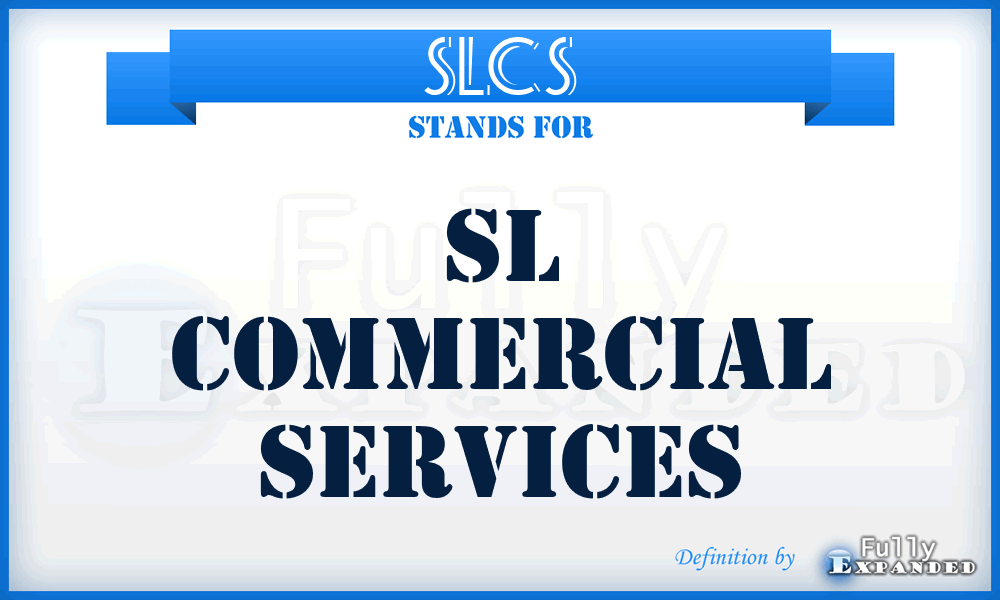 SLCS - SL Commercial Services