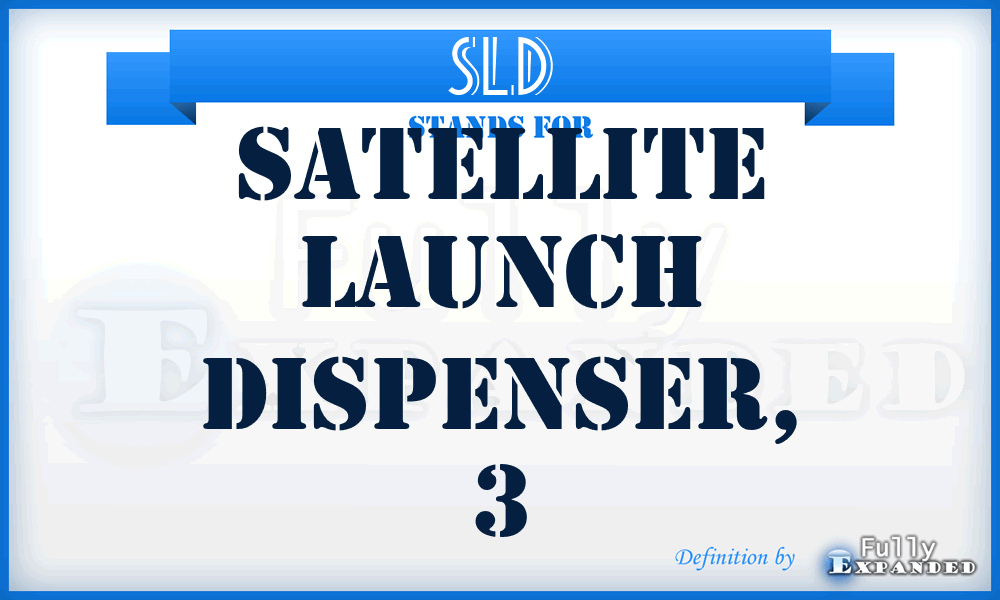 SLD - satellite launch dispenser, 3