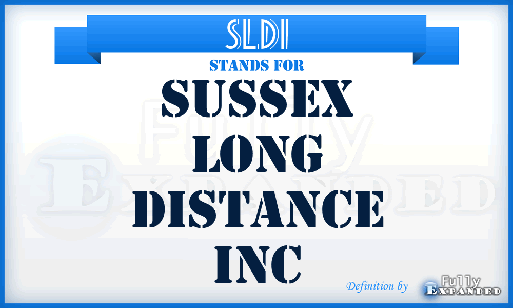 SLDI - Sussex Long Distance Inc