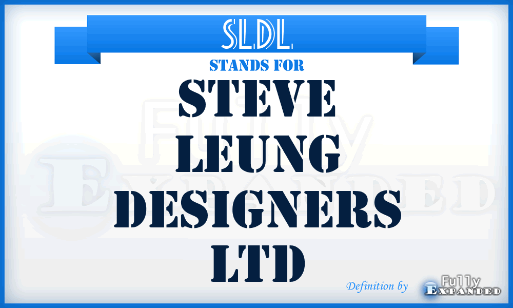 SLDL - Steve Leung Designers Ltd