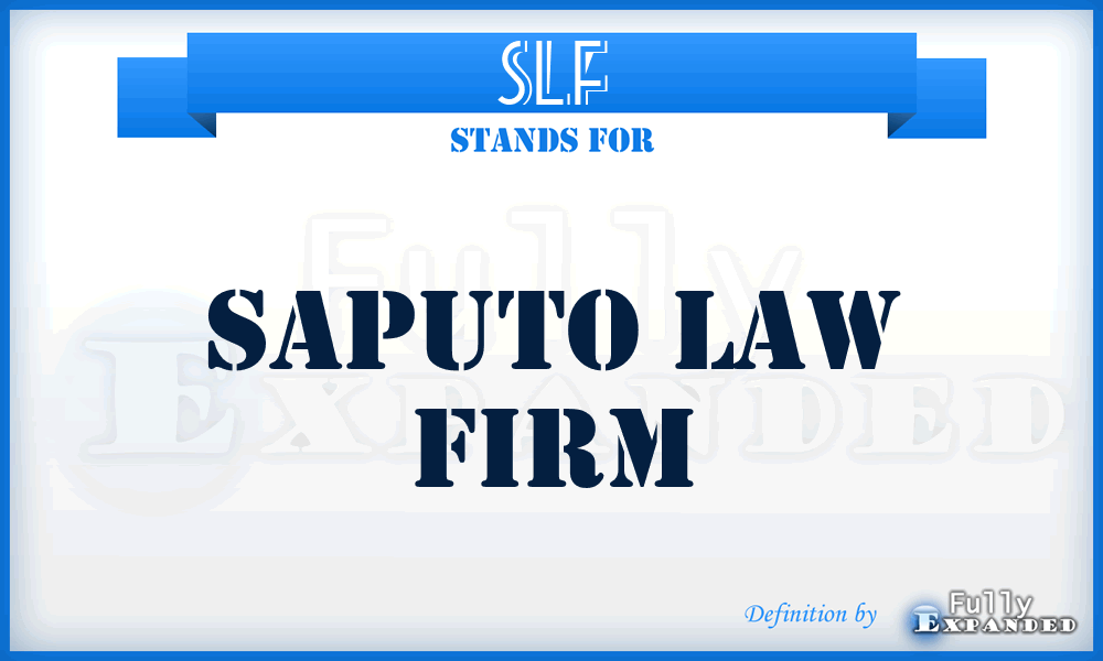 SLF - Saputo Law Firm