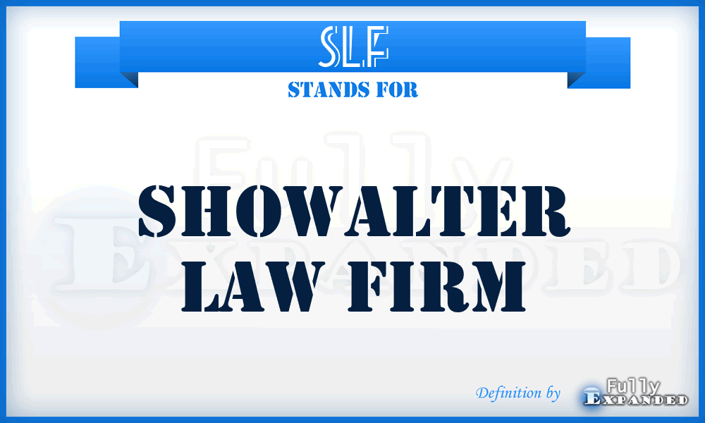 SLF - Showalter Law Firm