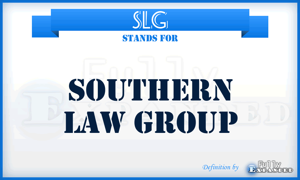 SLG - Southern Law Group
