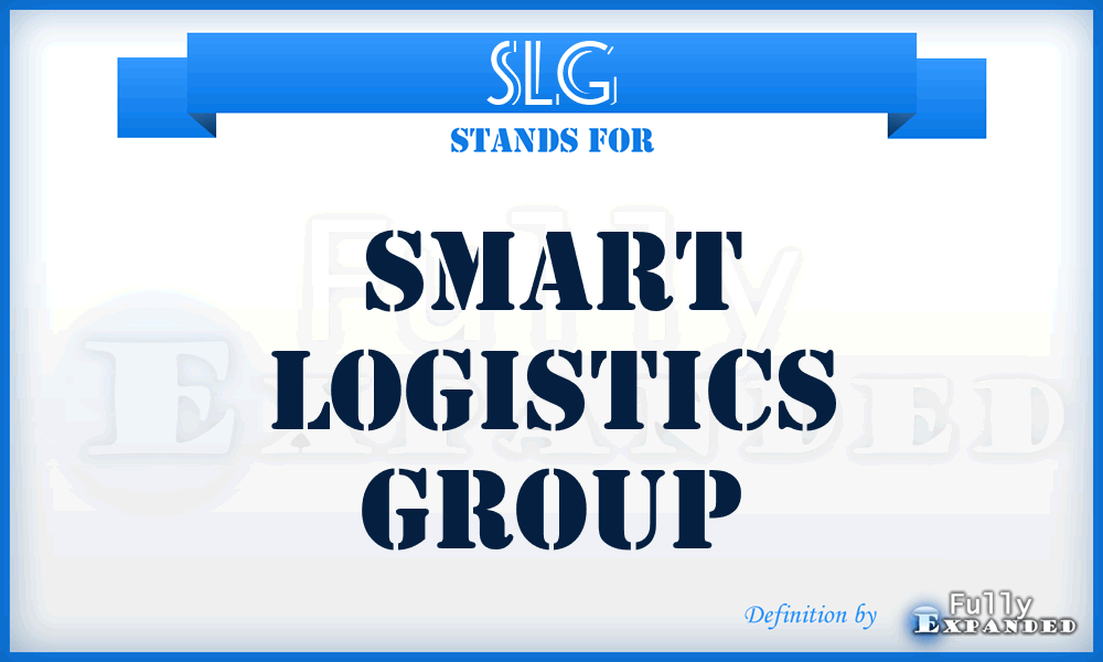 SLG - Smart Logistics Group