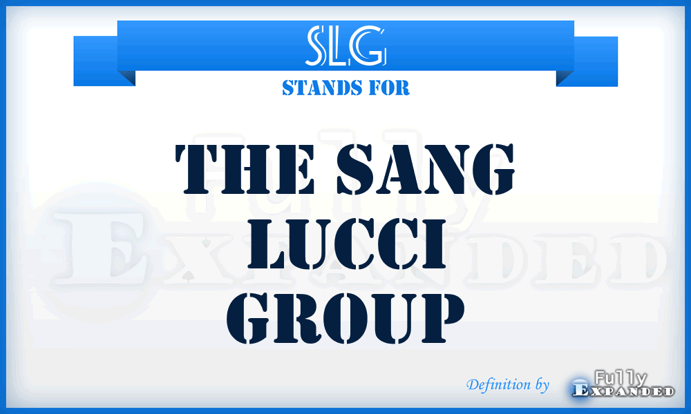 SLG - The Sang Lucci Group