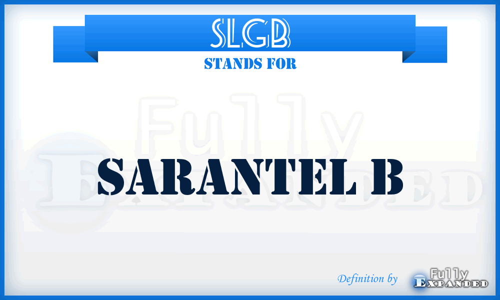 SLGB - Sarantel B