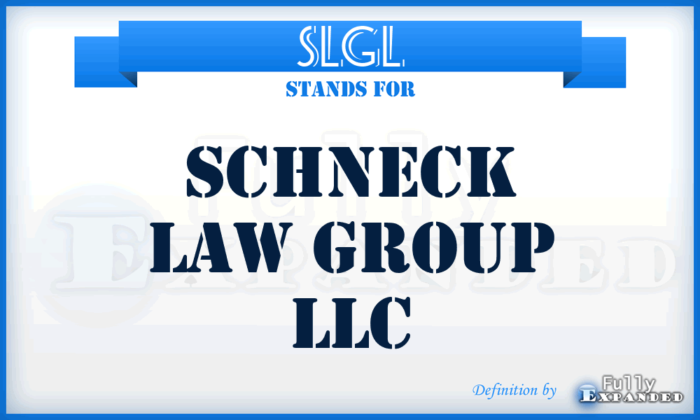 SLGL - Schneck Law Group LLC