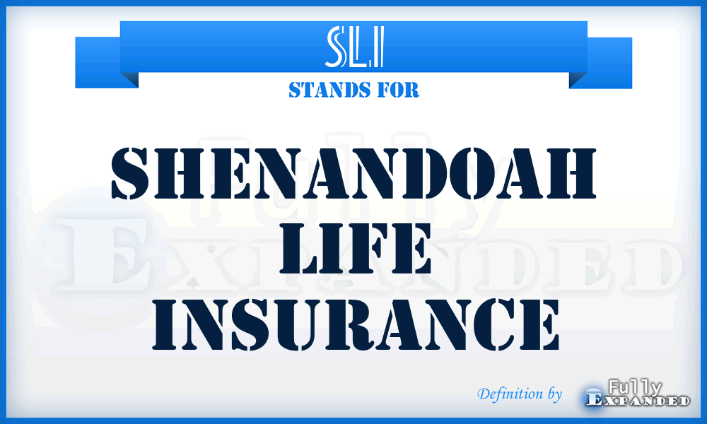 SLI - Shenandoah Life Insurance