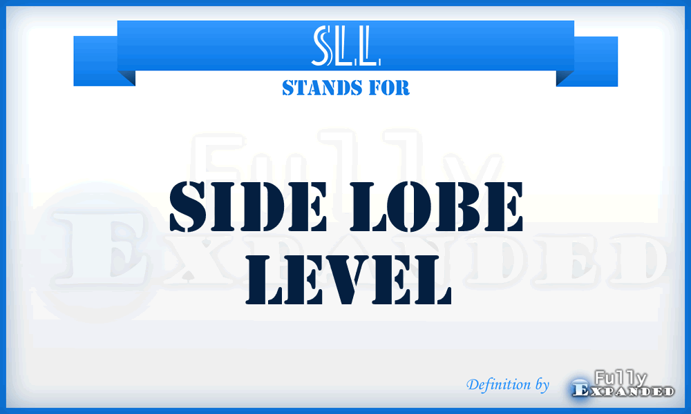 SLL - Side Lobe Level