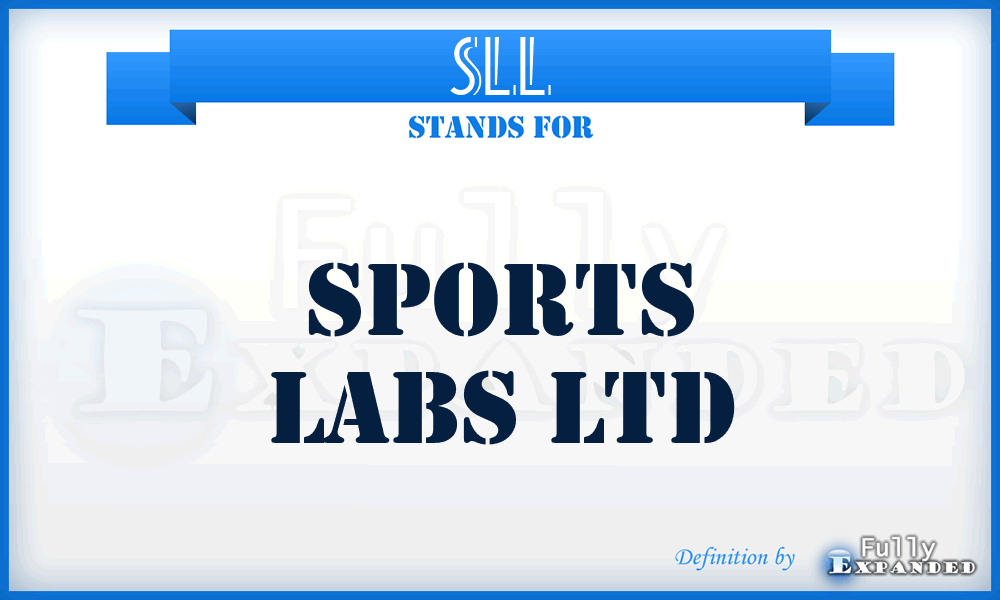 SLL - Sports Labs Ltd