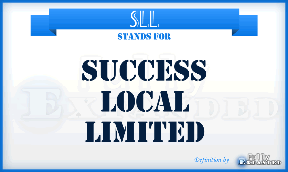 SLL - Success Local Limited