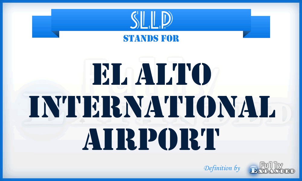 SLLP - El Alto International airport