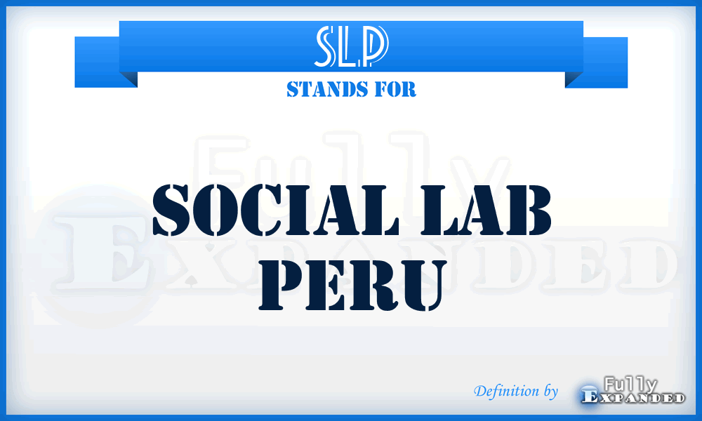 SLP - Social Lab Peru
