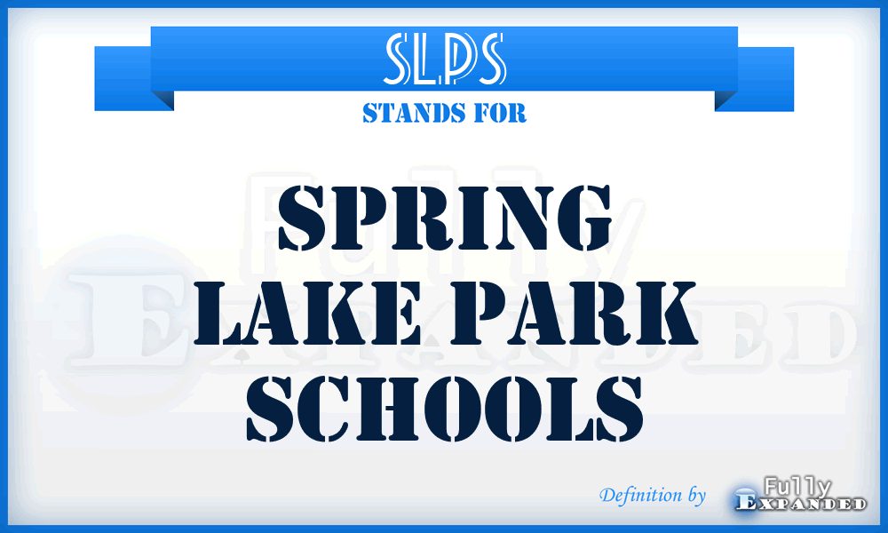 SLPS - Spring Lake Park Schools