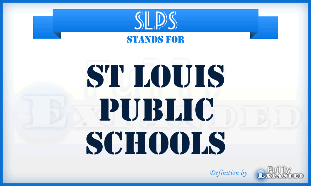 SLPS - St Louis Public Schools